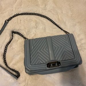 Rebecca Minkoff chevron quilted love crossbody
